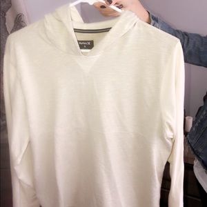 Long Sleeved Hurley Hooded Tee Shirt